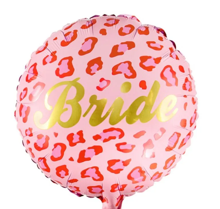18" Μπαλόνι Bride ροζ λεοπάρ