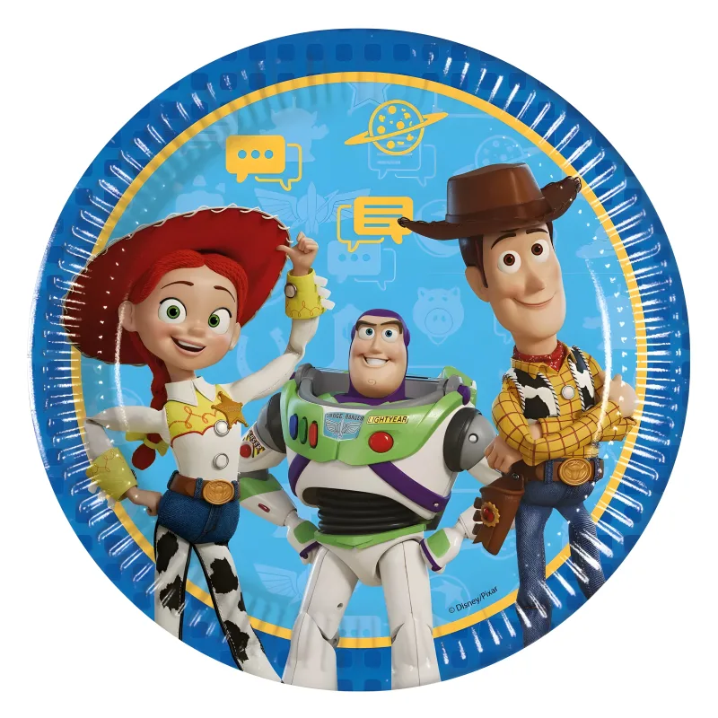 Χάρτινα Πιάτα Πάρτυ - Toy Story (8 τεμ)