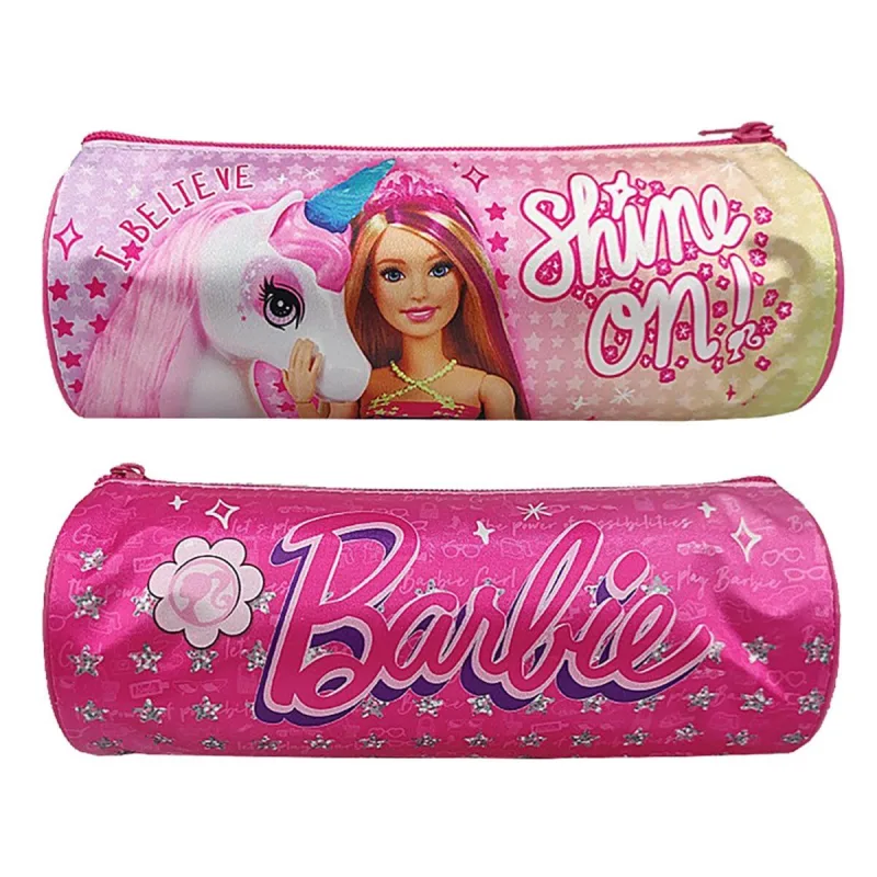 Κασετίνα βαρελάκι - Barbie