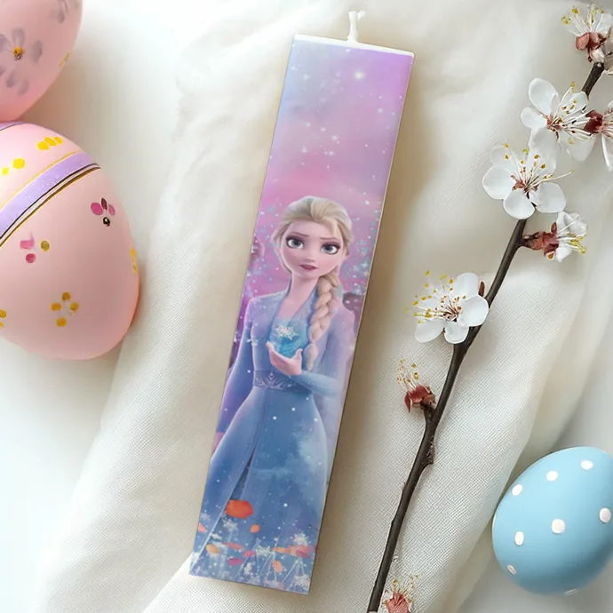 Λαμπάδα Έλσα Frozen Τυπωμένη