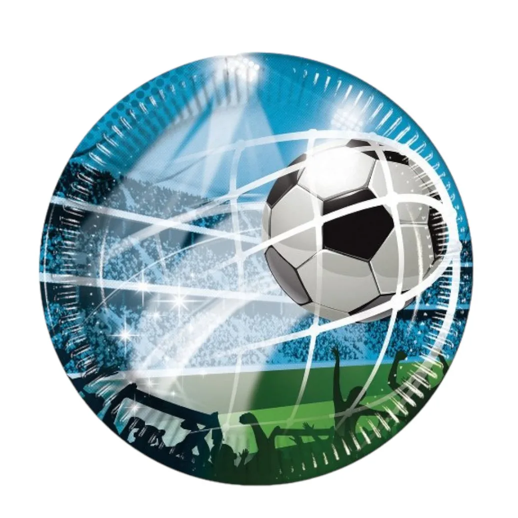 Πιάτα γλυκού Ποδόσφαιρο - Soccer Fans (8 τεμ)