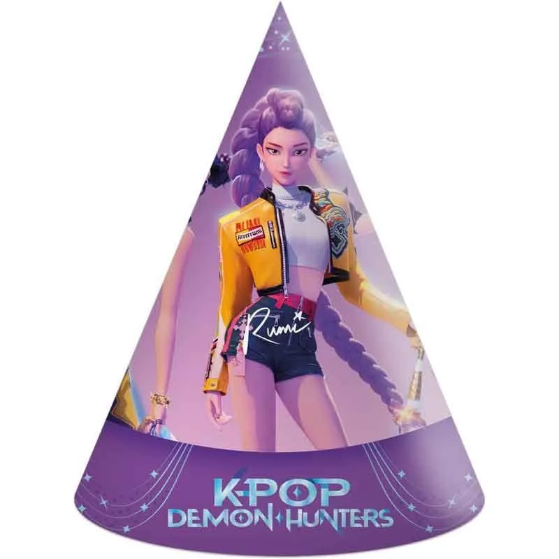 Καπελάκια Πάρτυ - K-Pop Demon Hunters (6 τεμ)