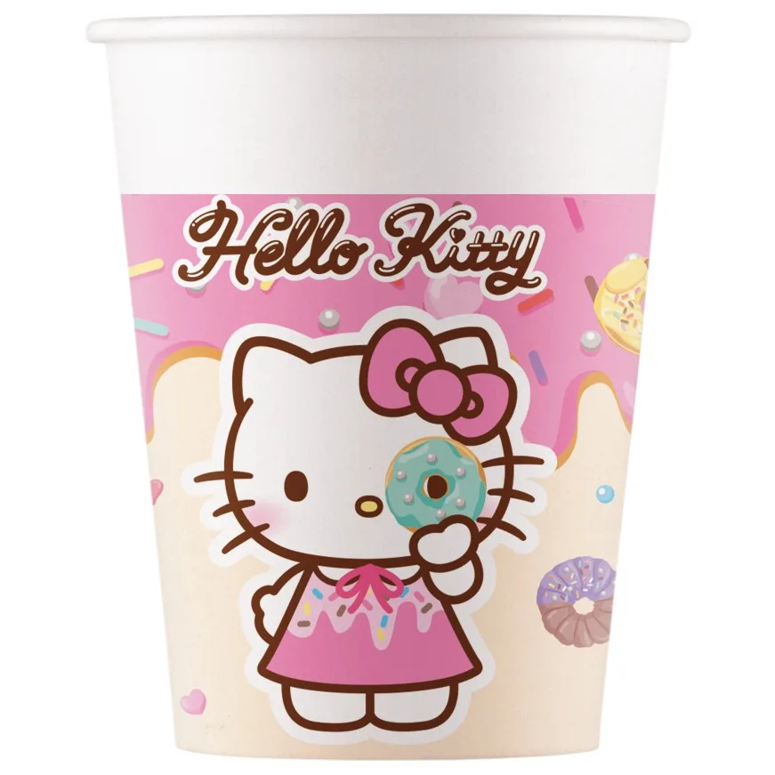 Ποτήρια πάρτι Hello Kitty &amp; Kuromi (8 τεμ)