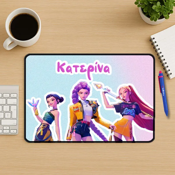 Mouse Pad Gaming - K-Pop Demon Hunters Με Όνομα