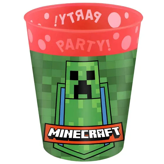 Ποτήρια πολλαπλών χρήσεων -Minecraft (4 τεμ)