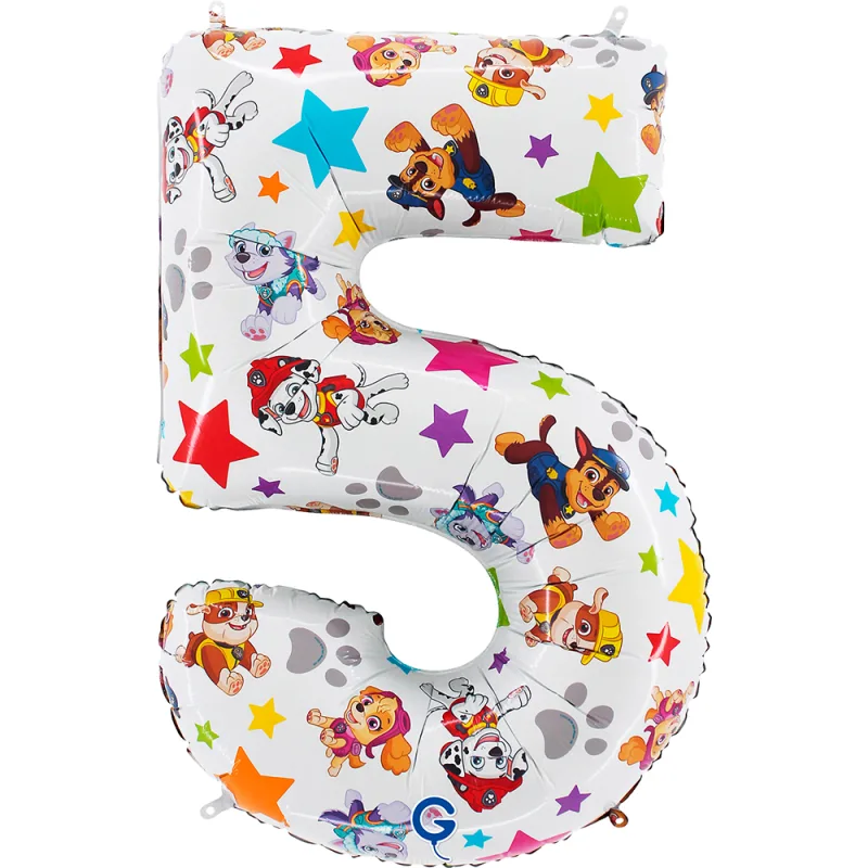 26” Μπαλόνι Paw Patrol – Αριθμός 5