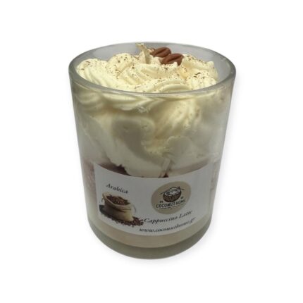 Κερί Σόγιας Cappuccino Latte με ενισχυμένο άρωμα Coffee Arabica
